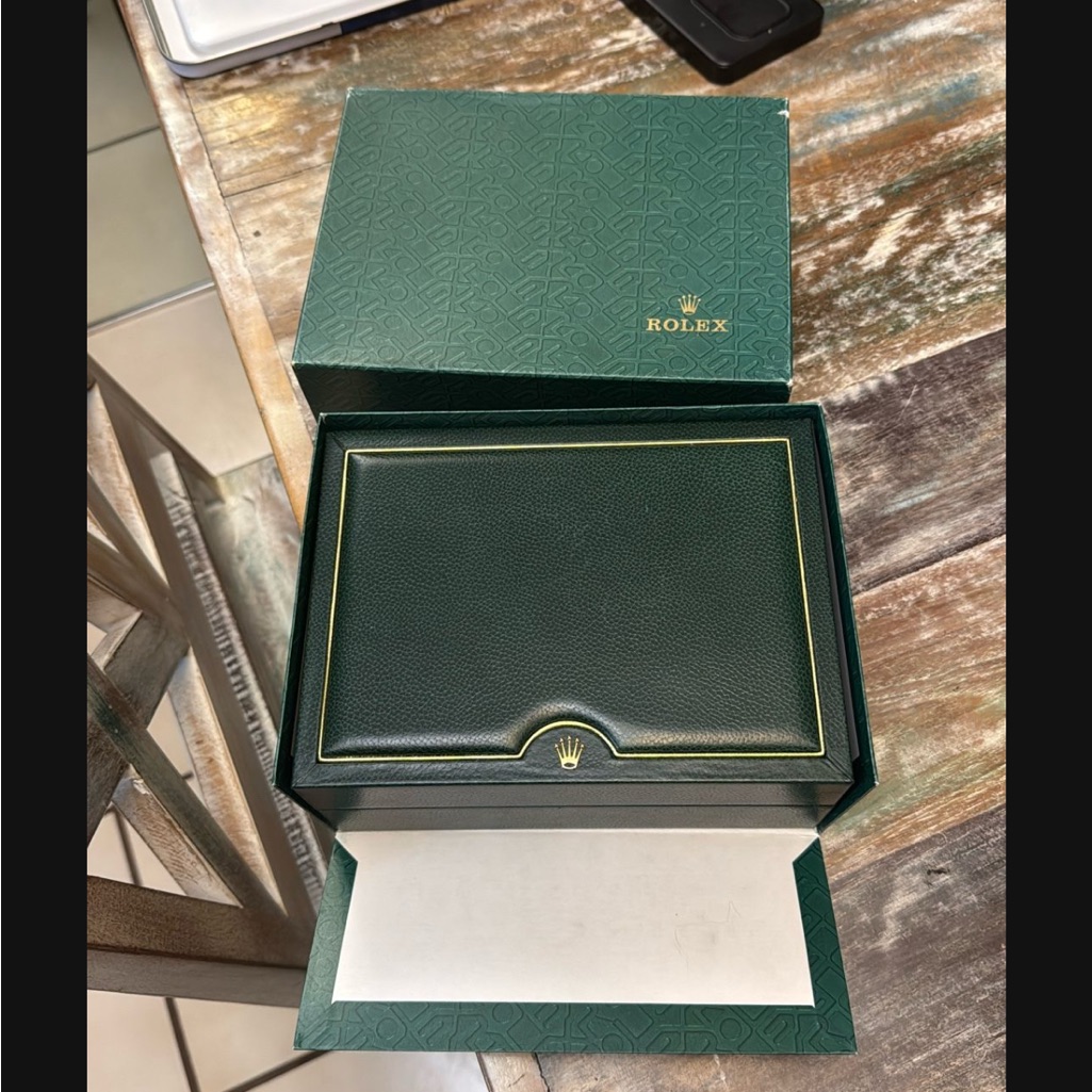 Rolex Green And Gold Watch Case